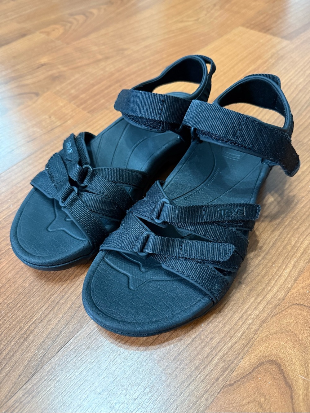 Teva Black Strappy Outdoor Sandals